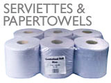 SERVIETTES & PAPER TOWELS