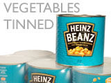 VEGETABLES TINNED