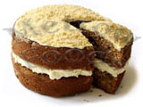 APPLE CRUMBLE SPONGE HANDMADE