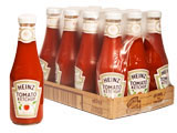 HEINZ TOM  KETCHUP GLASS 12x342 Gm