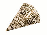 PAPER CHIP CONE NEWSPRINT X 1000