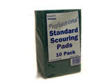 SCOURING PADS Green 1x10  STD