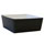 PAPER BURGER TRAY SQUARE 4" BLACK