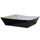 PAPER BURGER TRAY SQUARE 5" BLACK